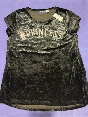 The Children's Place Black Velvet #PRINCESS Tee